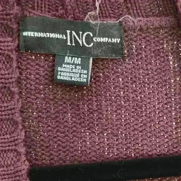 INC plaid cardigan - Picture 5 of 7